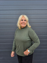 Kol Trui Roezie Olijf Groen t/m 48/50
