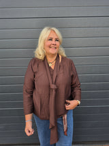 Blouse Carjoanna Coffee Bean