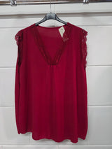 Top Caro Bordeaux t/m 50