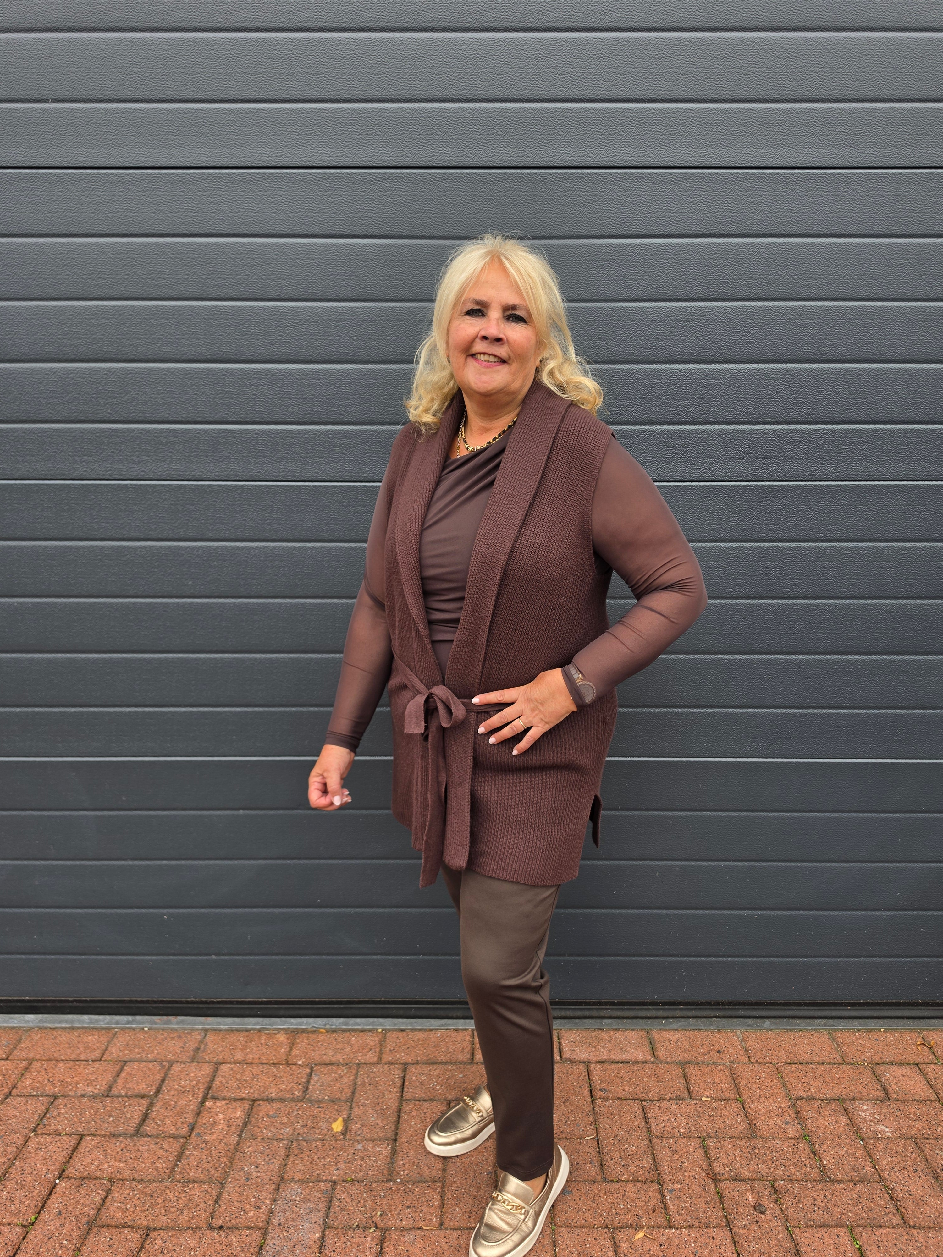 Mesh Shirt Carsara Chocolate Torte