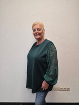 Sweater Lacy Fles Groen t/m 54