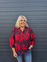 Blouse Carcamille Print Scooter Soft Haze