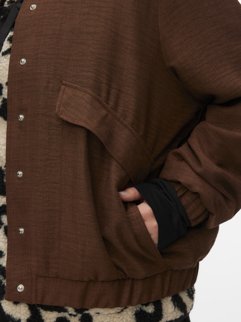 Bomber Blouse Jasje VMC Jasmina Chocolate