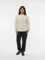 Blouse VMC floretta LS Birch/Glitter
