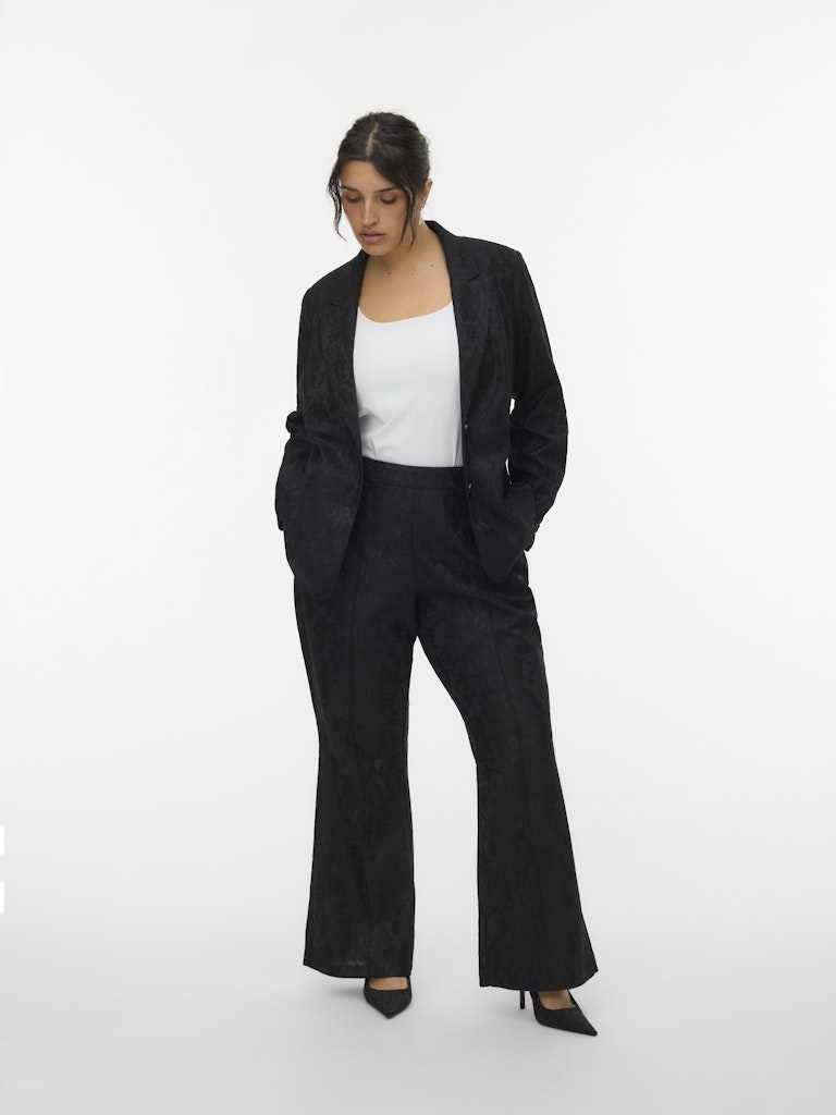 Kanten Flared Broek VMC Scarly Black
