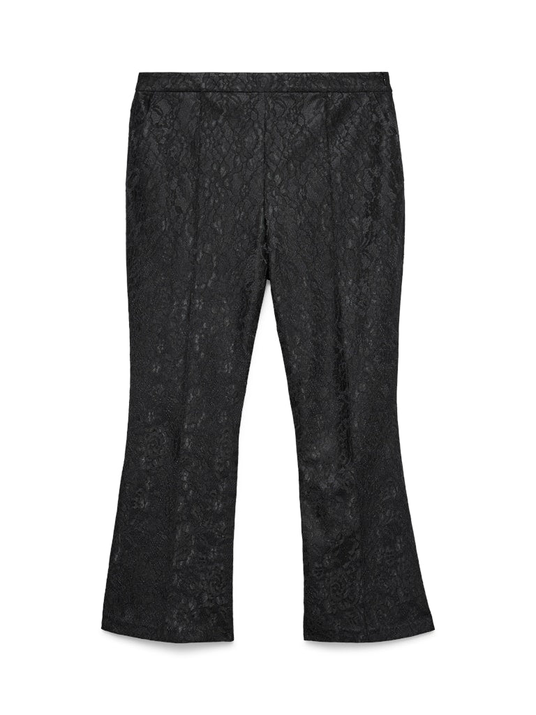 Kanten Flared Broek VMC Scarly Black