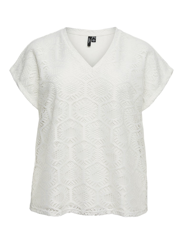 Shirt V- Neck VMC Iris Crochet Cloud Dancer