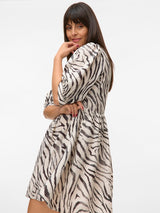 Knie Jurk VMC Dora zebra cloud dancer