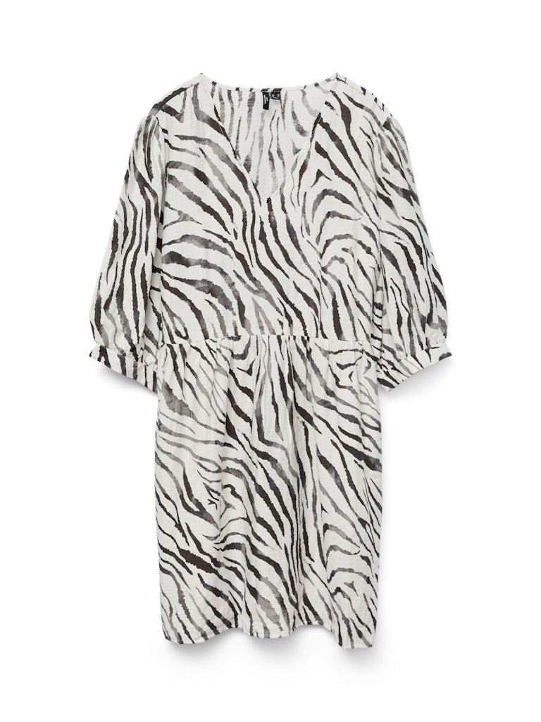 Knie Jurk VMC Dora zebra cloud dancer
