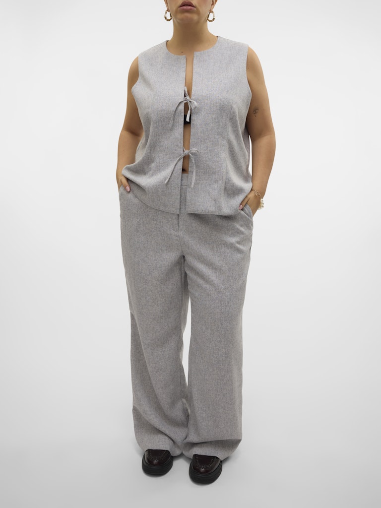 Broek VMC Tammi Tweed Snow white/Melange