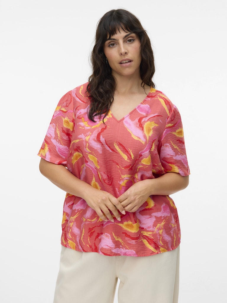 Blouse VMC Cille Fiery Red/Christa