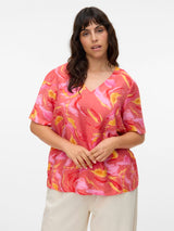 Blouse VMC Cille Fiery Red/Christa