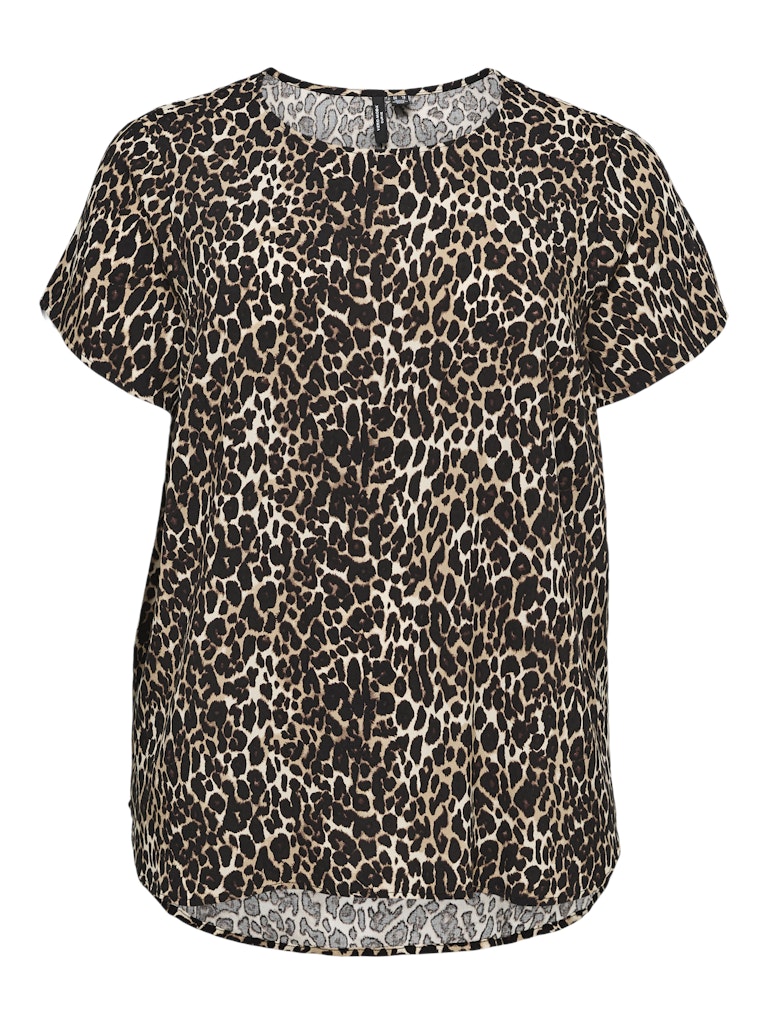 Shirt VMC Easy print leopard Black dawn