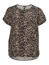 Shirt VMC Easy print leopard Black dawn