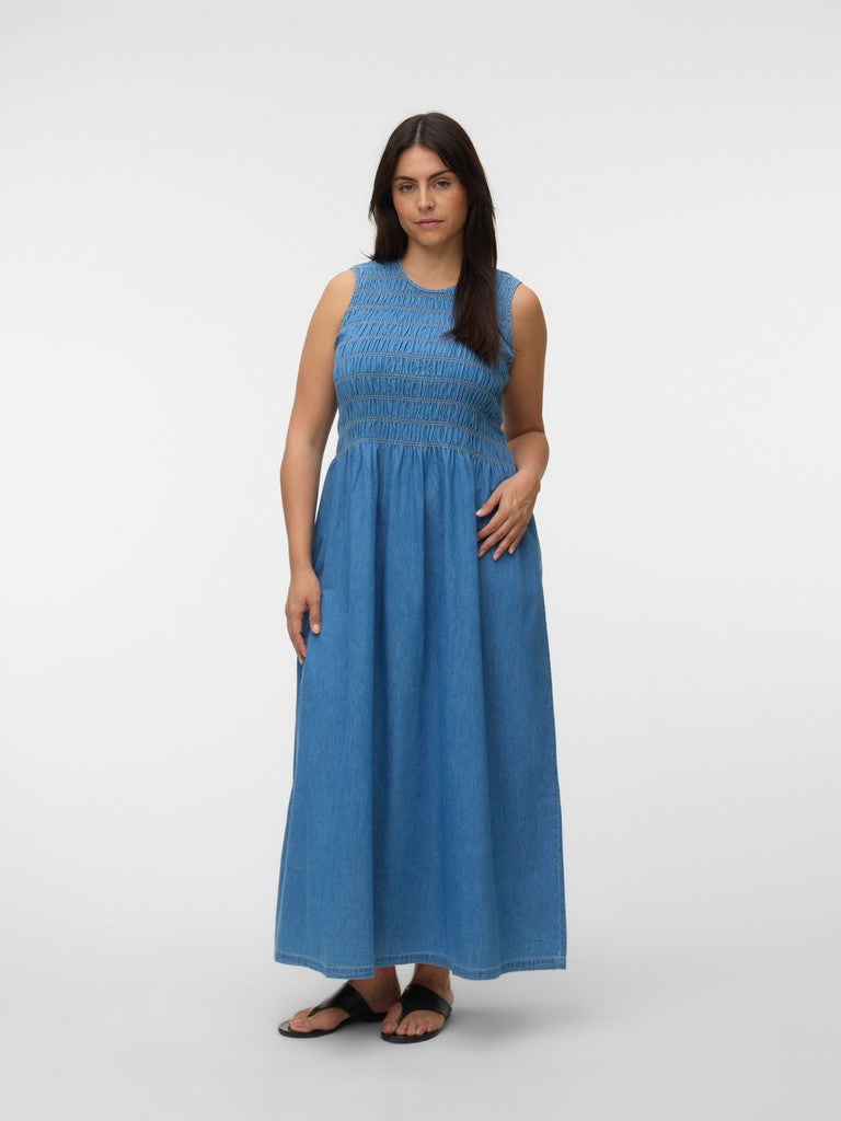 Jeans Jurk VMC Nerina Medium Blue Denim