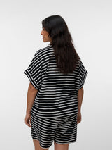 Shirt VMC Line Stripe Birch/Black