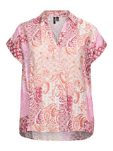 Blouse VMC Cille print Pink Cosmos Hilda