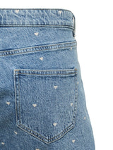 Long Jeans Short HR VMC Tess Heart Medium Blue Denim