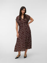 Jurk VMC Elisa Dot Chocolate Martini