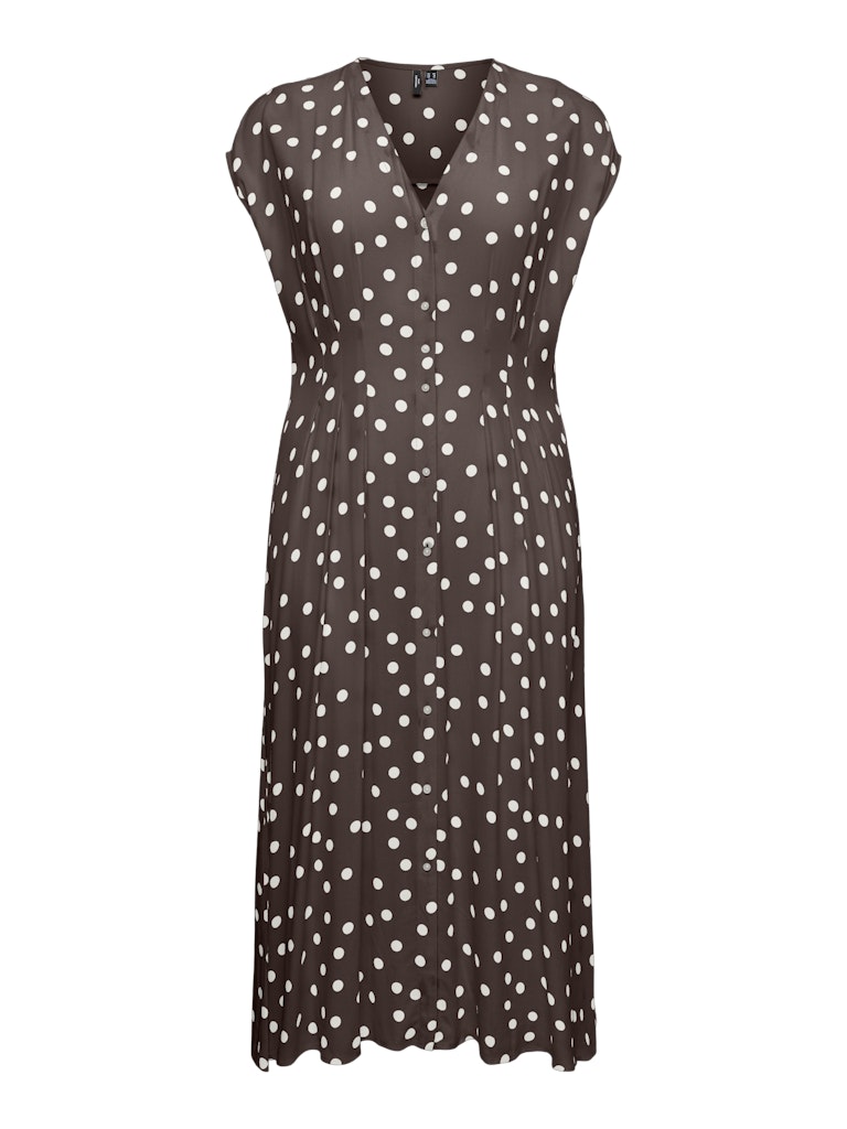 Jurk VMC Elisa Dot Chocolate Martini