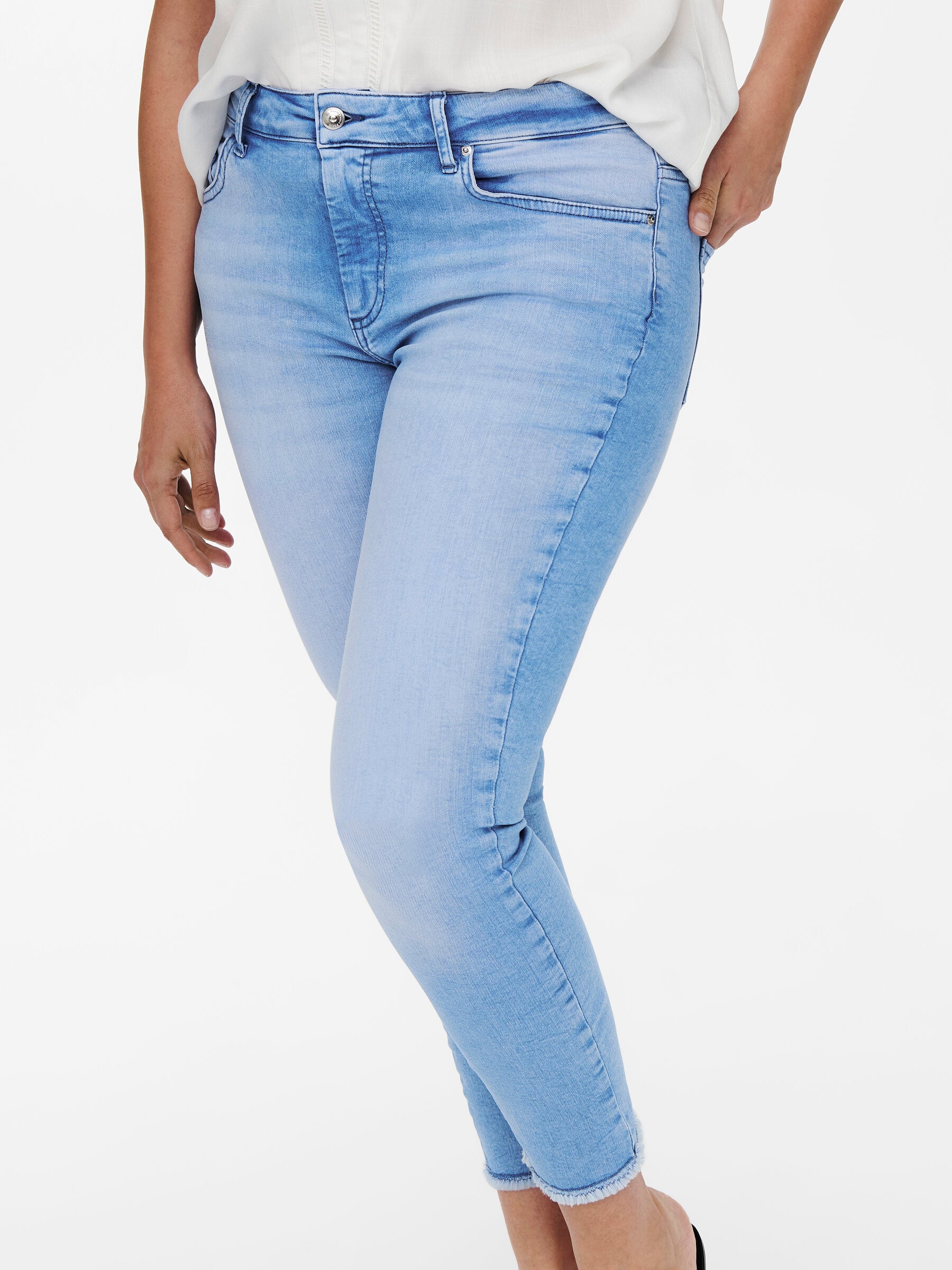 Jeans Carwilly reg ank sk (REA1467) Light Blue Denim lm 32