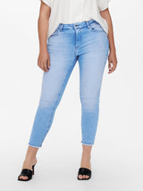 Jeans Carwilly reg ank sk (REA1467) Light Blue Denim lm 34