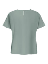 Shirt korte mouw Carmetta V-neck Jadeite