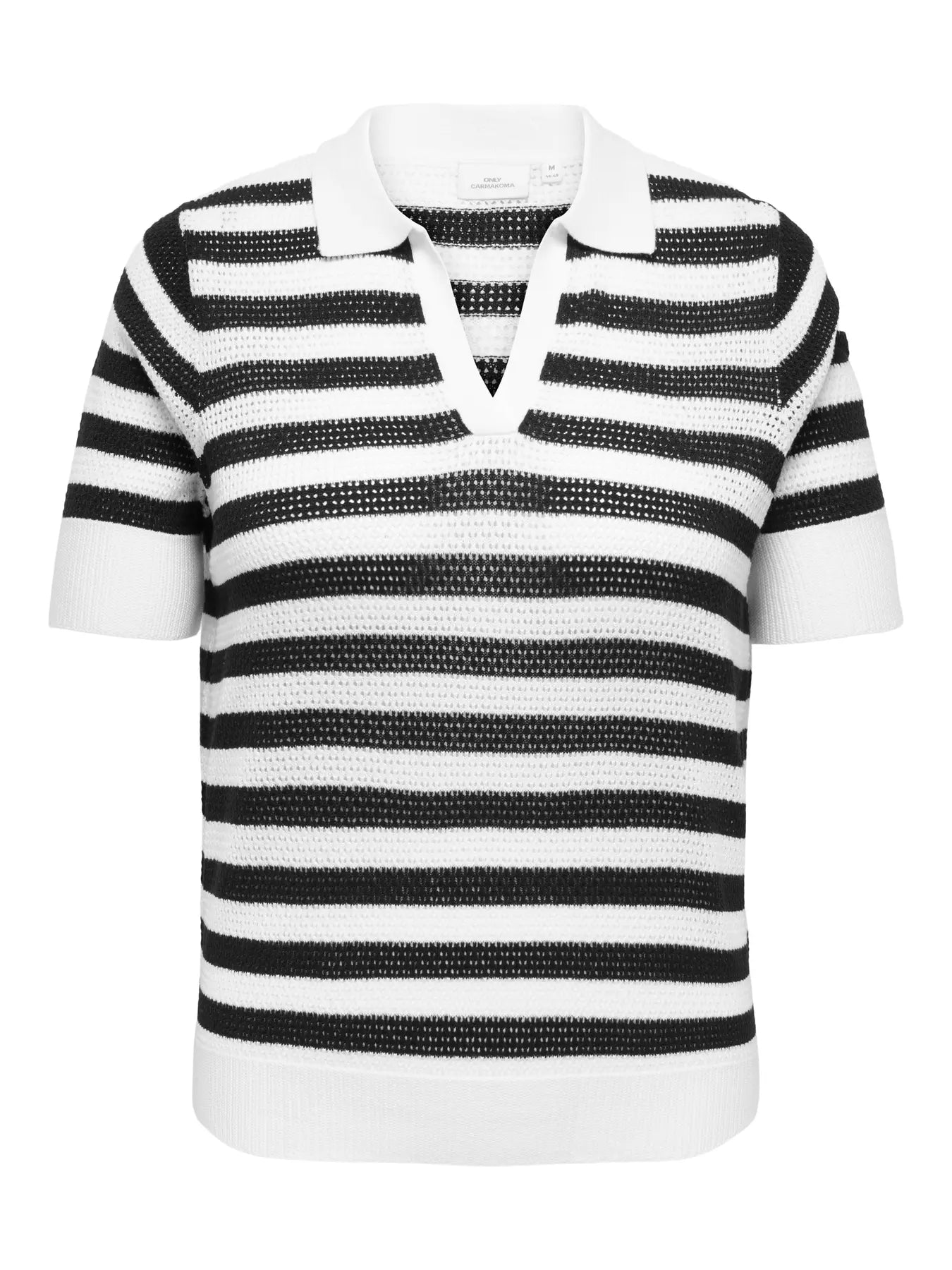 Polo Shirt Cardiana Stripe Cloud Dancer