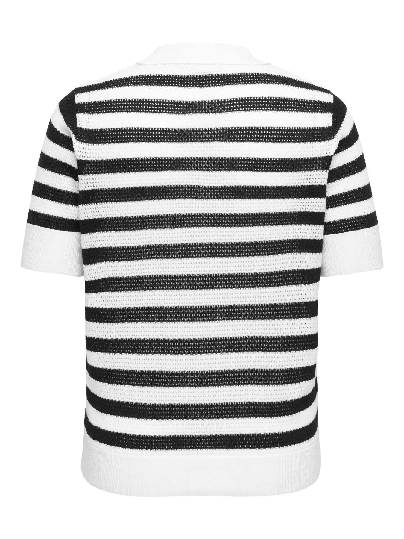 Polo Shirt Cardiana Stripe Cloud Dancer