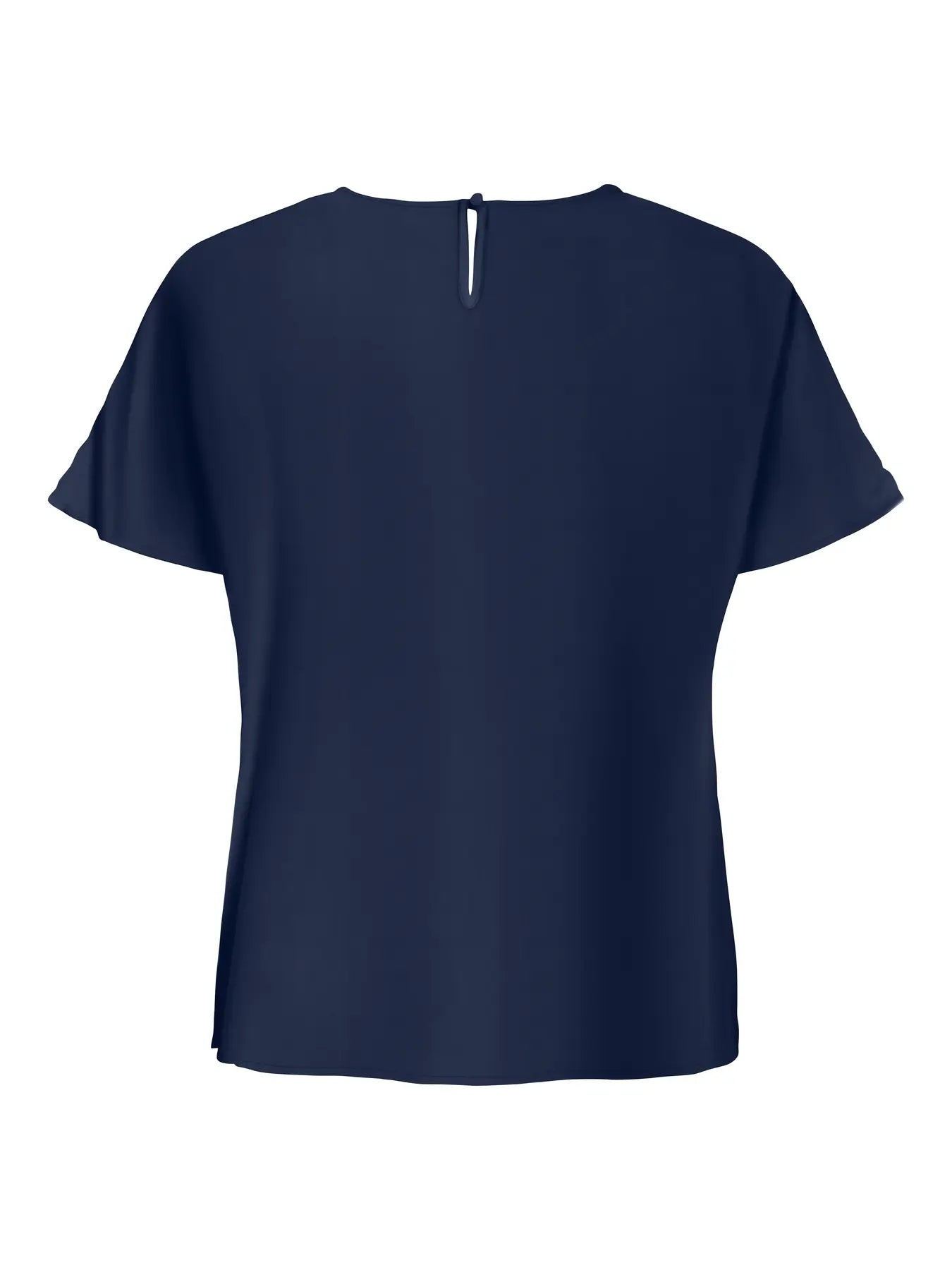 Shirt korte mouw Carmetta V-neck Naval Academy