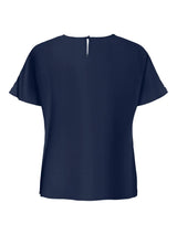 Shirt korte mouw Carmetta V-neck Naval Academy