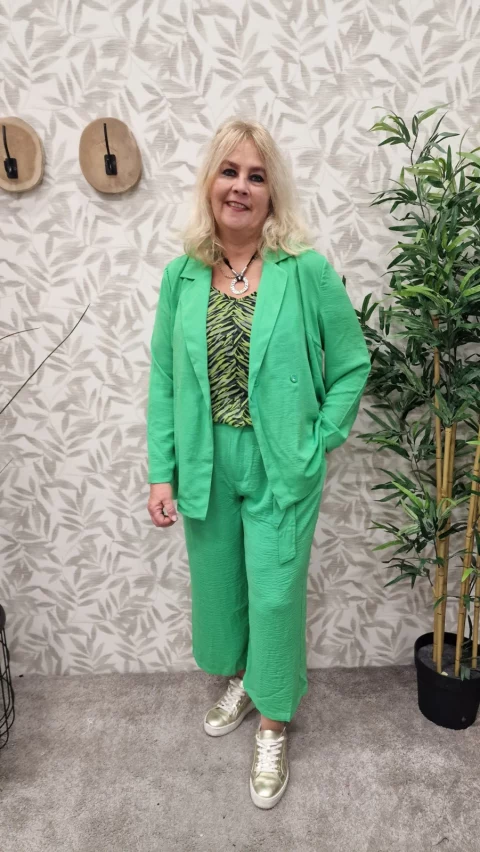 Blazer Carkia Carkia summer green t/m 54